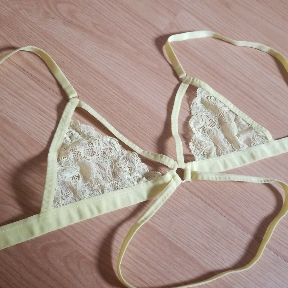 Pastel Yellow Bralet